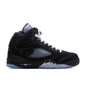 Air Jordan 5 Retro OG 'Black Metallic Reimagined' (GS) - Black/White/Metallic Silver/Fire Red