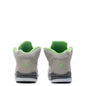 Air Jordan 5 Retro (PS) 'Green Bean' - Silver/Flint Grey