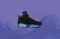 Air Jordan 6 Retro (PS) 'Aqua' - Black/Bright Concord/Aquatone