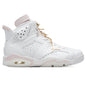 Women's Air Jordan 6 Retro 'Gold Hoops' - White/Metallic Gold