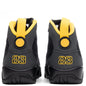 Air Jordan 9 Retro "University Gold" - Black/Dark Charcoal