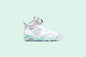 Women's Air Jordan 6 Retro - White/Purple Platinum/Mint Foam