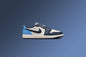 Air Jordan 1 Low OG 'Obsidian' - Obsidian/University Blue/Sail
