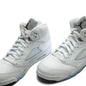 Air Jordan 5 Retro 'White Metallic' - White/Black/Metallic Silver