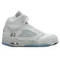 Air Jordan 5 Retro 'White Metallic' - White/Black/Metallic Silver