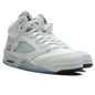 Air Jordan 5 Retro 'White Metallic' - White/Black/Metallic Silver