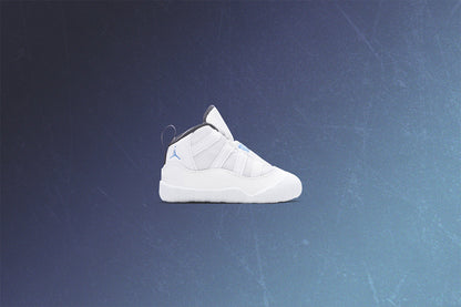 Air Jordan 11 Retro Crib - White/Legend Blue-Black