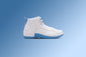 Air Jordan 12 Retro 'Melo' - White/University Blue/Metallic Silver