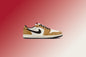 Air Jordan 1 Low OG 'Rookie of The Year' - Sail/ Black/ Golden Harvest/Gym Red