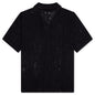 All Over Crochet Shirt - Jet Black