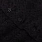 All Over Crochet Shirt - Jet Black