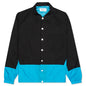 Hybrid Coach Jacket - Black/Light Blue