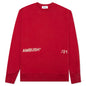 Inserts Crewneck - Red/Off White
