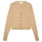 Oversized Logo Cardigan - Natural