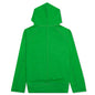 Raw Edge Hoodie - Green/Green