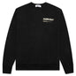 Fleece Workshop Crewneck - Black/White
