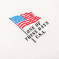 American Flag Cowboy Long Sleeve Tee - Bone