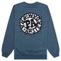 Amsterdammed Crew Neck Sweatshirt - Washed Blue