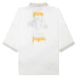 Angel Pencil Polo S/S - Off White/Light Orange