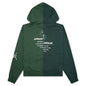 Appointment Only Zip Up Split Hoodie - Green