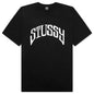 Arched Pigmented Dyed Tee - Black