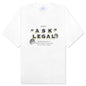 Arr Ask Legal Skate S/S Tee - White/Black