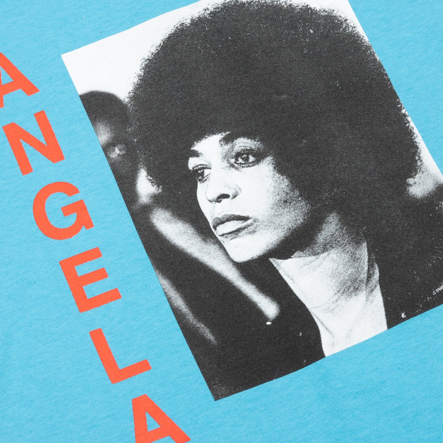 Awake Angela Davis S/S Tee - Aquatic