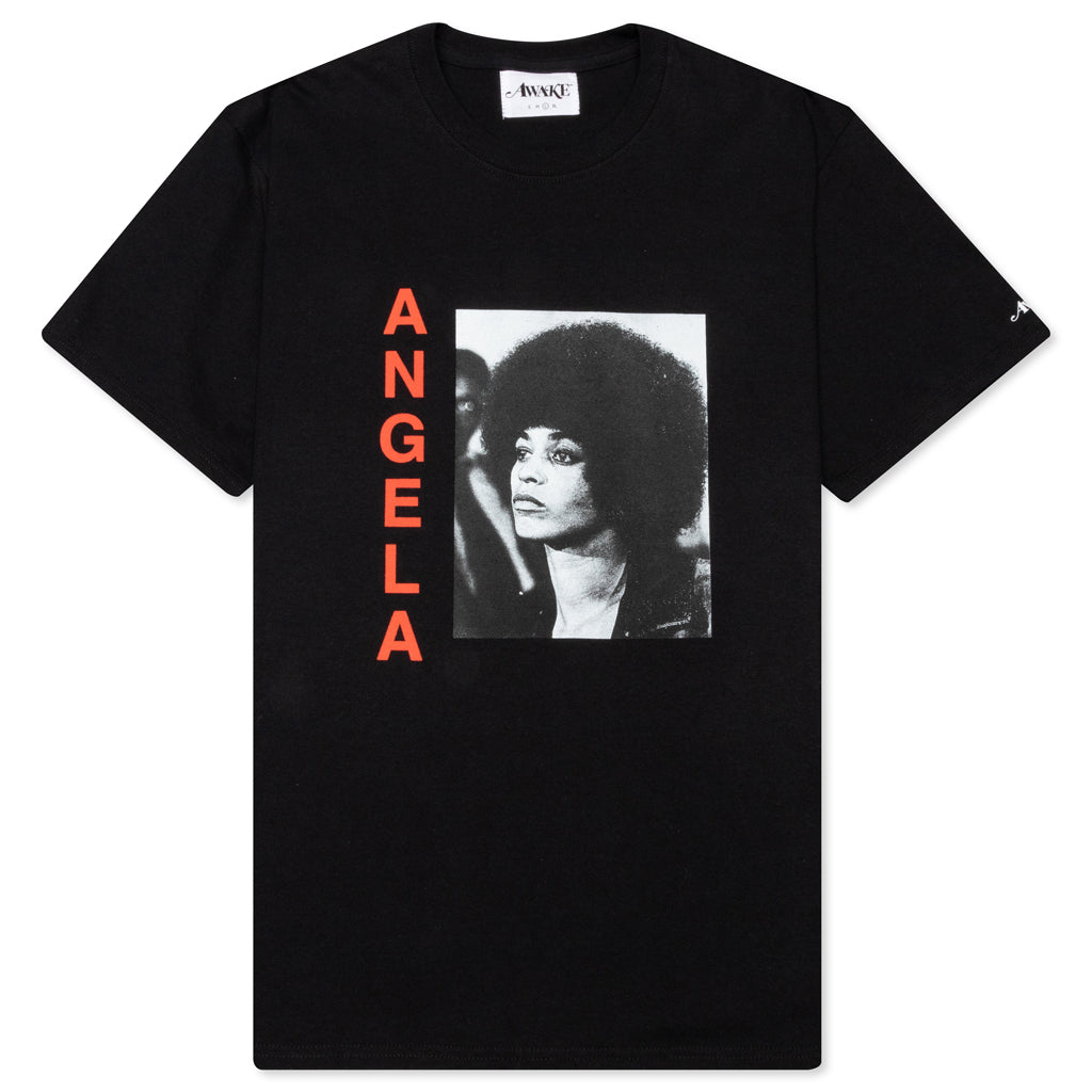 Awake Angela Davis S/S Tee - Black