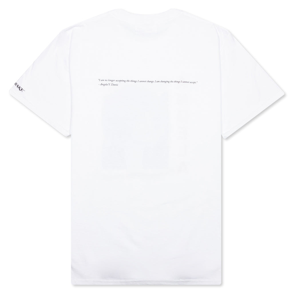 Awake Angela Davis S/S Tee - White