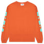 Awake Block Out Logo L/S Tee - Orange