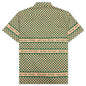 Awake Camp Collar Checkerboard Logo Shirt - Khaki