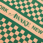 Awake Camp Collar Checkerboard Logo Shirt - Khaki