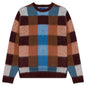 Awake Checkered Mohair Sweater - Brown