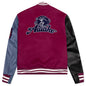 Awake Chenille Patches Varsity Jacket - Lilac Combo