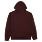 Awake Classic Outline Logo Paneled Embroidered Hoodie - Brown