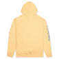 Awake Classic Outline Logo Paneled Embroidered Hoodie - Mustard