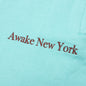 Awake Classic Outline Logo Paneled Embroidered Sweatpants - Teal
