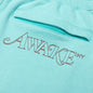 Awake Classic Outline Logo Paneled Embroidered Sweatpants - Teal