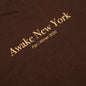 Awake Classic Outline Logo S/S Tee - Brown