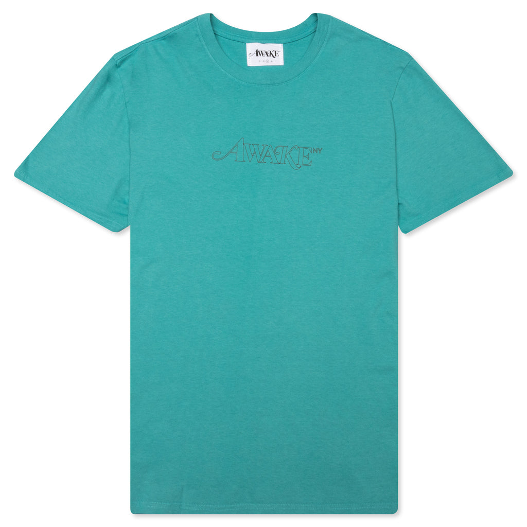 Awake Classic Outline Logo S/S Tee - Teal