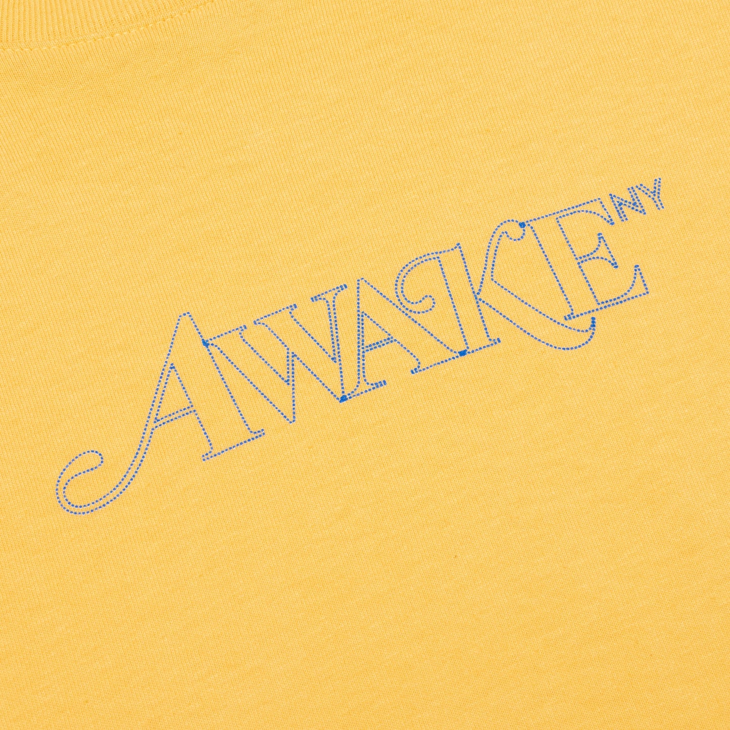 Awake Classic Outline Logo S/S Tee - Mustard