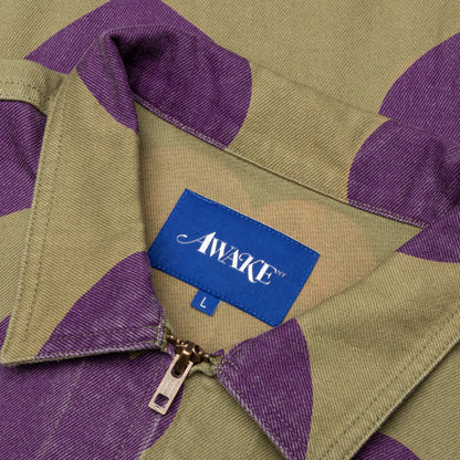 Awake Hearts Harrington Jacket - Army