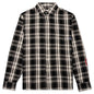 Awake Heavyweight Barbed Wire Back Flannel - Black