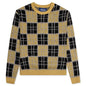 Checked Mohair Sweater - Yellow