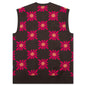 Checkered Floral Sweater Vest - Brown Floral