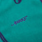 Dice Print Fleece Quarter Zip Pullover - Teal/Purple