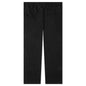 Embroidered Logo Open End Sweat Pant - Black
