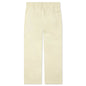 Embroidered Logo Open End Sweat Pant - Ivory