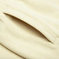Embroidered Logo Open End Sweat Pant - Ivory