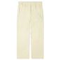 Embroidered Logo Open End Sweat Pant - Ivory